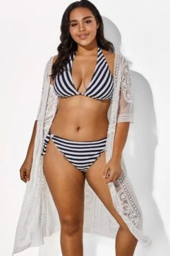 White Sexy Waves Embroidery Cover Up -Maraluxe Swimwear Shop b cscu004 3