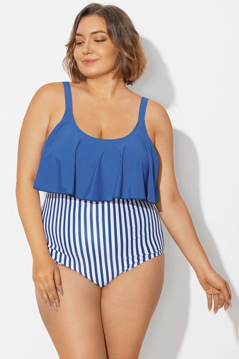 Navy Sexy Scoop Adjustable Straps Bikini Top 7 Navy Sexy Scoop Adjustable Straps Bikini Top - Image 5