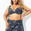 Black Floral Elegant Underwire Bikini Top -Maraluxe Swimwear Shop b debk099001 1
