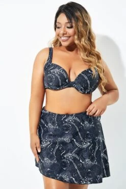 Black Floral Elegant Underwire Bikini Top -Maraluxe Swimwear Shop b debk099001 5