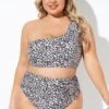 Leopard Print One Shoulder Women Bikini Top -Maraluxe Swimwear Shop b debk136001 1