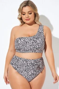 Leopard Print One Shoulder Women Bikini Top -Maraluxe Swimwear Shop b debk136001 5