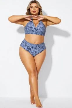 Animal Print High-cut Leg Brief For Lady -Maraluxe Swimwear Shop b debt022004 3