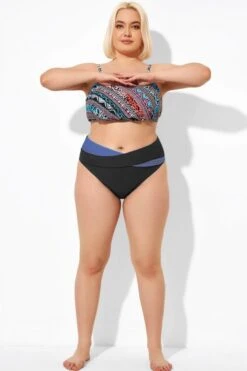 Colorblock Mid Rise Women Swim Bikini Bottom 9 Colorblock Mid Rise Women Swim Bikini Bottom -Maraluxe Swimwear Shop b debt026006 44