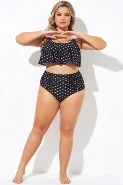 Star Pattern Swim Bikini Bottom -Maraluxe Swimwear Shop b debt040009 3