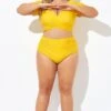 Yellow Relaxed Fit Swim Bikini Short -Maraluxe Swimwear Shop b debt040010 1
