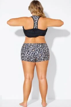 Leopard Print Women Swimsuits Boy Shorts 7 Leopard Print Women Swimsuits Boy Shorts -Maraluxe Swimwear Shop b debt054003 2