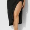Sexy Side Tie Black Sarong Cover Up -Maraluxe Swimwear Shop b decu001 2