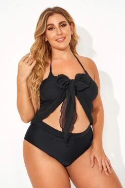 Black Women Short Sarongs Beach Wrap 10 Black Women Short Sarongs Beach Wrap -Maraluxe Swimwear Shop b decu011 3