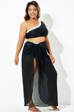 Full Length Mesh Tie Sarong Cover Up -Maraluxe Swimwear Shop b decu027 5