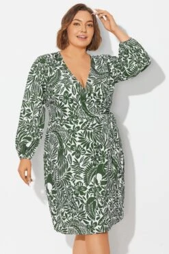 V-Neck Puff Sleeves Wrap Tie Side Cover Up -Maraluxe Swimwear Shop b decu041 4