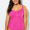 Pink Vintage Push Up One Piece Swimsuit -Maraluxe Swimwear Shop b deop042003 44