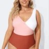 V-Neckline Criss-cross Style One Piece Swimsuits 1 V-Neckline Criss-cross Style One Piece Swimsuits -Maraluxe Swimwear Shop b deop087001 1