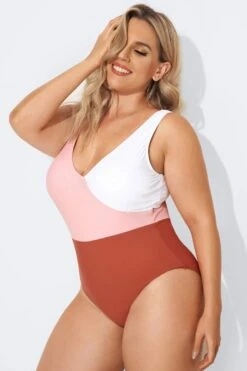 V-Neckline Criss-cross Style One Piece Swimsuits 8 V-Neckline Criss-cross Style One Piece Swimsuits -Maraluxe Swimwear Shop b deop087001 3