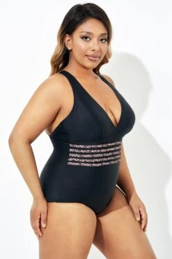 Black Trendy Leopard Printed One Piece Swimsuit 13 Black Trendy Leopard Printed One Piece Swimsuit -Maraluxe Swimwear Shop b deop180001 4