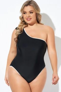 Touche One-Shoulder One Piece Swimsuit -Maraluxe Swimwear Shop b deop286001 4