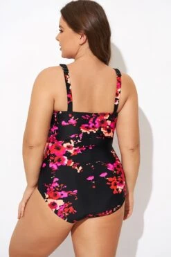 Poppies Tummy Control Belted One Piece Swimsuit -Maraluxe Swimwear Shop b deop290001 4