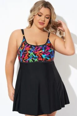 Longitude Double Shoulder Straps Lightweight Swimdress -Maraluxe Swimwear Shop b desd108001 6