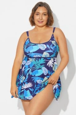 Multi Color Double Strap Lightweight Wrap Swimdress -Maraluxe Swimwear Shop b desd108002 3