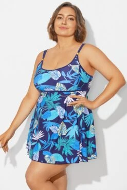 Multi Color Double Strap Lightweight Wrap Swimdress -Maraluxe Swimwear Shop b desd108002 4