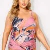 Irregular Printed Adjustable Straps Tankini Top -Maraluxe Swimwear Shop b detan010003 1