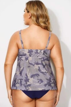 Camo Sweetheart Neckline Tummy Control Vintage Tankini Top 7 Camo Sweetheart Neckline Tummy Control Vintage Tankini Top -Maraluxe Swimwear Shop b detan024003 2