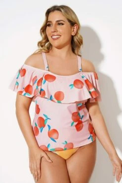 Floral Printed Elegant Women Tankini Top -Maraluxe Swimwear Shop b detan086004 3