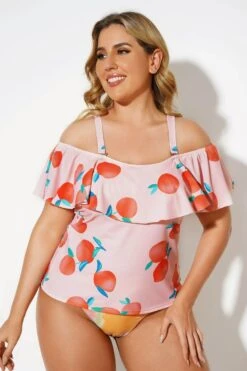 Floral Printed Elegant Women Tankini Top -Maraluxe Swimwear Shop b detan086004 4