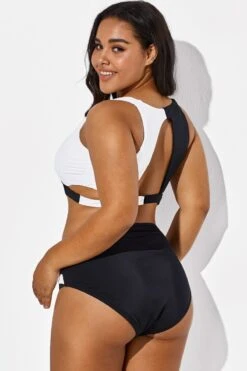 Colorblock Stylish Women Wrap Swimsuits Bikini Set -Maraluxe Swimwear Shop b sfbk1911029 5