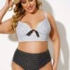 Black & White Dots Sexy Underwire Bikini Set -Maraluxe Swimwear Shop b sfbk2003021 1