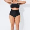 Black Elegant High Waist Brief For Lady -Maraluxe Swimwear Shop b sfbt1911002 1