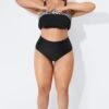 Black Fashion Full Coverage Brief For Lady -Maraluxe Swimwear Shop b sfbt1911007 1