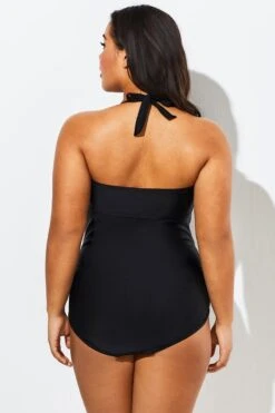 Black Cut Out Underwire Party One Piece Swimsuit -Maraluxe Swimwear Shop b sfop1911021 2