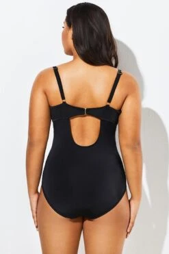 Black Backless Crochet Underwire One Piece Swimsuit -Maraluxe Swimwear Shop b sfop1911084 2