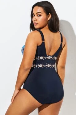 Charming Printed Cut Out One Piece Swimsuit 9 Charming Printed Cut Out One Piece Swimsuit -Maraluxe Swimwear Shop b sfop1911121 2