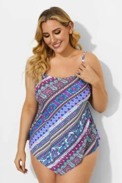 Rhythm Scarf Bandeau Vintage Women Tankini Set -Maraluxe Swimwear Shop b sftan2003030 1