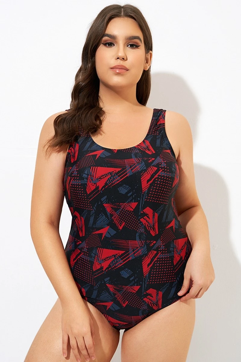 Graphic Print Sport Style One Piece Swimsuit 3 Graphic Print Sport Style One Piece Swimsuit