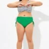 Green Tie Side High Waist Women Bikini Brief -Maraluxe Swimwear Shop dsc07300