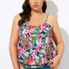Adjustable Straps Lightweight Blouson Tankini Top -Maraluxe Swimwear Shop dsc08436 1