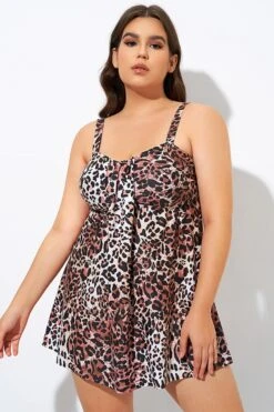 Women Adjustable Straps Two Piece Flyaway SwimDress -Maraluxe Swimwear Shop dsc08549