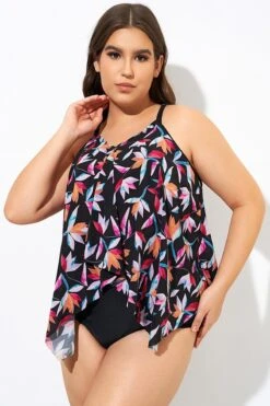 Multi Vintage Print Lady Tankini Top 10 Multi Vintage Print Lady Tankini Top -Maraluxe Swimwear Shop dsc09667